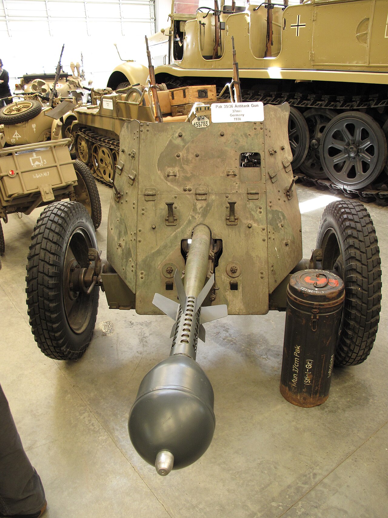 PaK 36 with Stielgranate 41, displayed at Military Vehicle Technology Foundation [1]