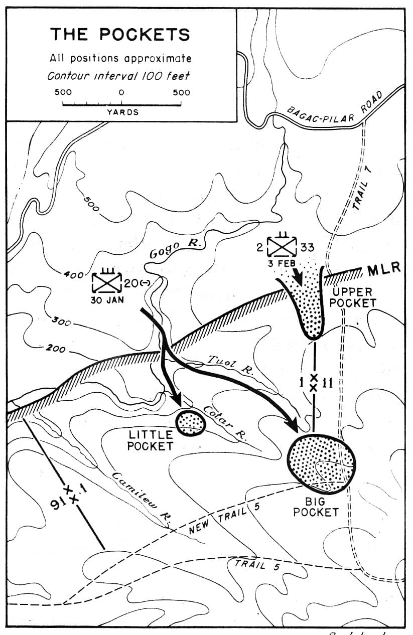 Battle of the Pockets on the the Orion-Bagac Line in Bataan, January – February 1942