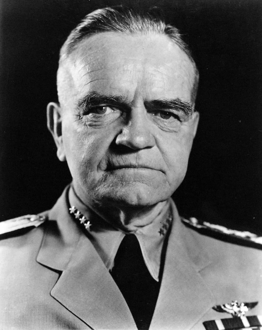 Admiral William F. Halsey, USN, Commander of the Southern Pacific Force of the U.S. Pacific Fleet. Photograph released December 29, 1943.