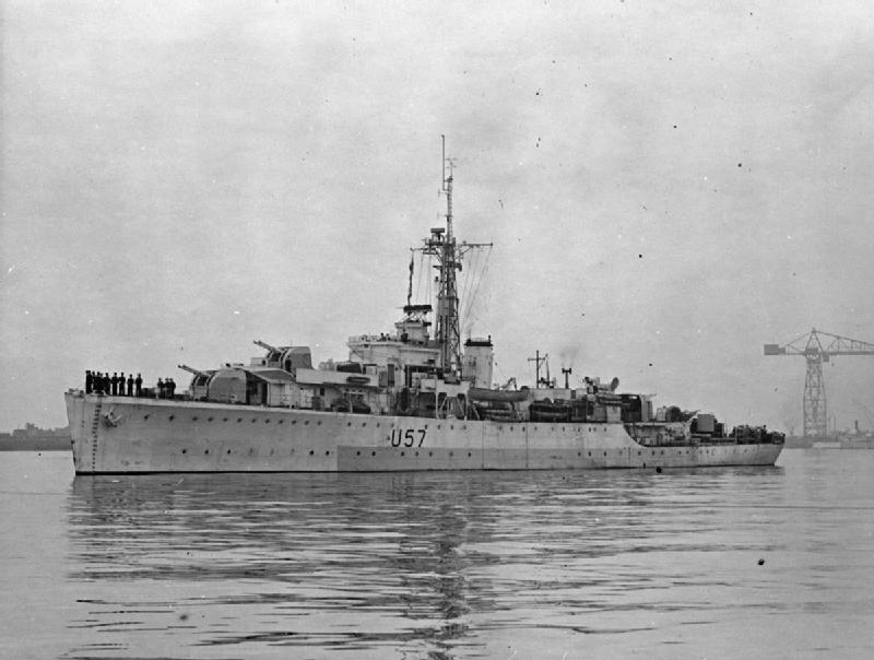 Photograph of British sloop HMS Black Swan.