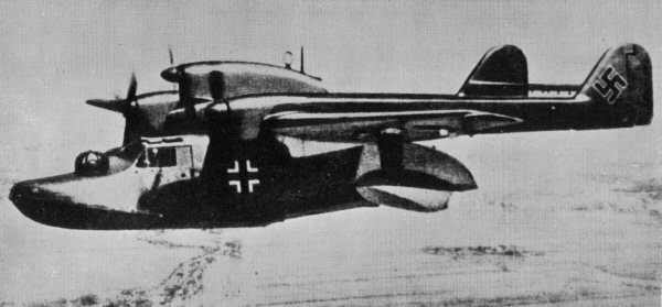 A German Blohm &amp; Voss Bv 138 reconnaissance flying-boat, 1937. The Blohm + Voss BV 138 was a World War II German flying boat that functioned as the Luftwaffe's main long-range maritime reconnaissance.