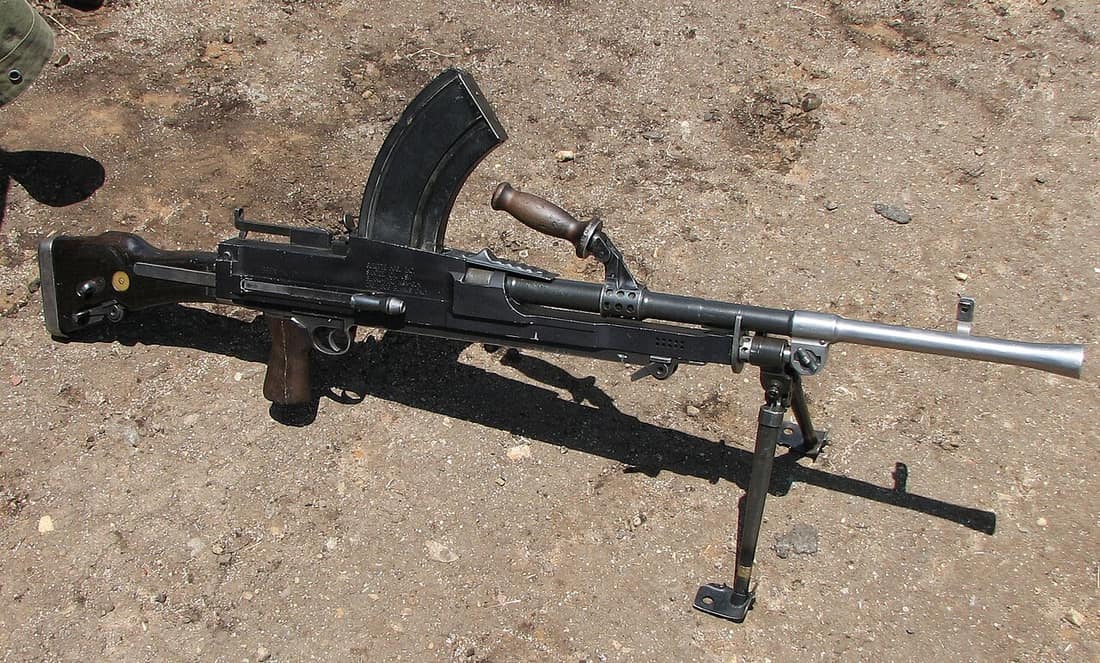 A BREN on display at Wings over Gillespie airshow.
