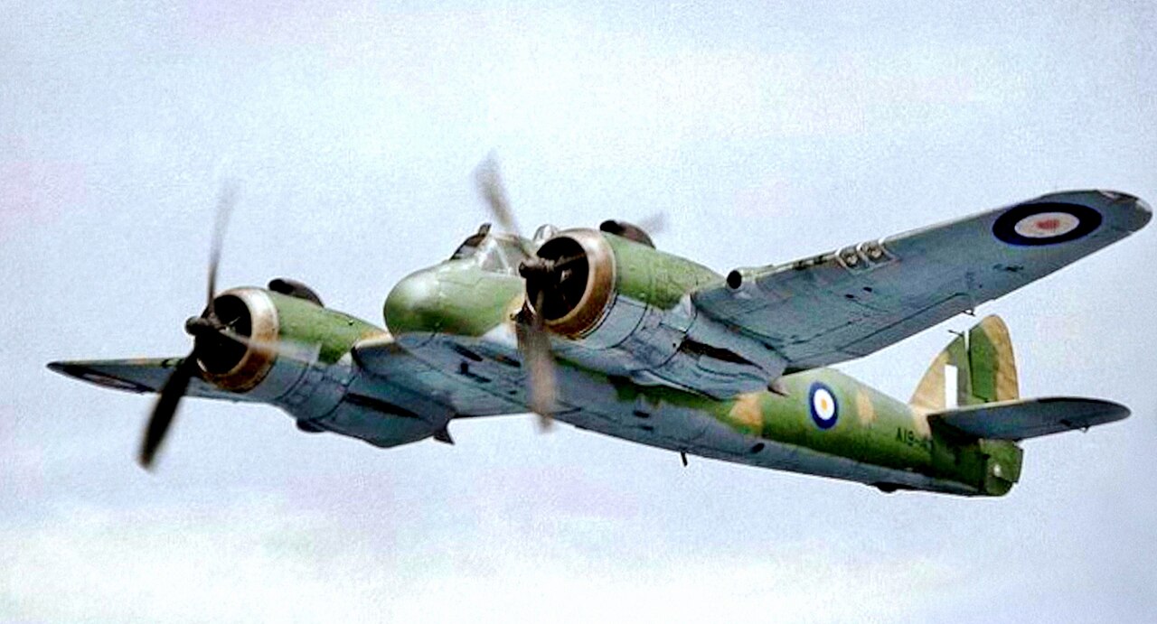 A Beaufighter Mk.IC A19-43 belonged 31 Squadron of RAAF. It is now on displayed at National Museum of USAF as T5049 (JPG version of the file)