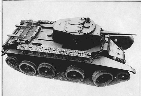 BT-7 Soviet cavalry tank BT-7m