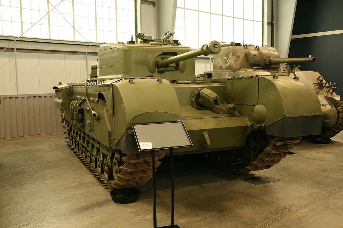 Churchill Crocodile at the U.S. Army Armor &amp; Cavalry Collection at Fort Benning in 2023