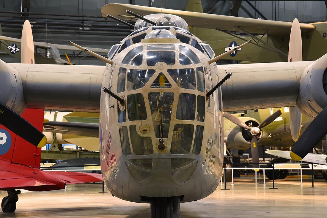 DAYTON, Ohio -- Consolidated B-24D Liberator in the World War II Gallery at the National Museum of the United States Air Force. (U.S. Air Force photo)