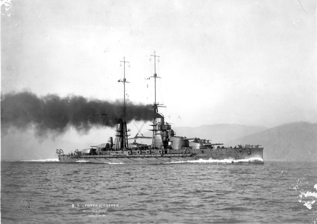 RN Conte di Cavour - original structure