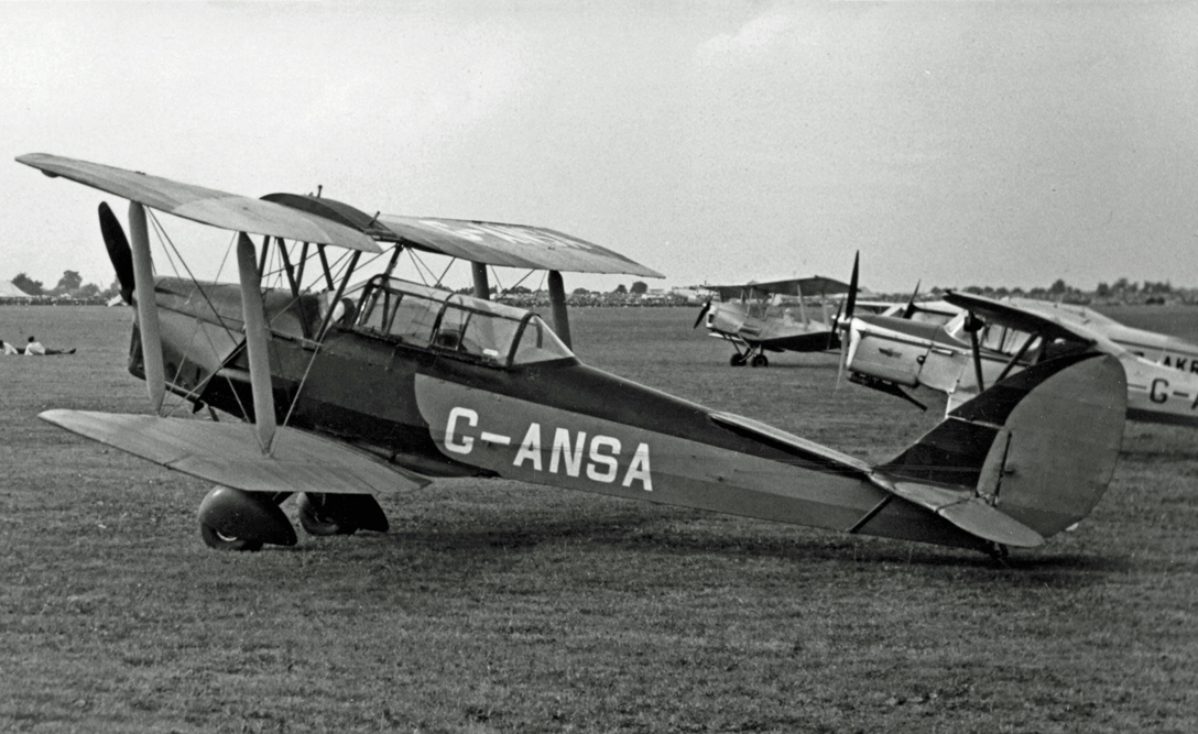 De Havilland 82A Tiger Moth Coupe at Coventry (Baginton) Airport