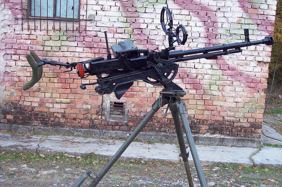 An Albanian DSHK 12.7 mm probably of Chinese origin - Close Air Defence version.