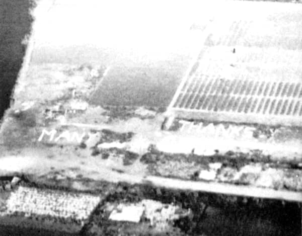 en:Operations Manna and Chowhound - "Many Thanks" spelt-out in tulips, the Netherlands, May 1945