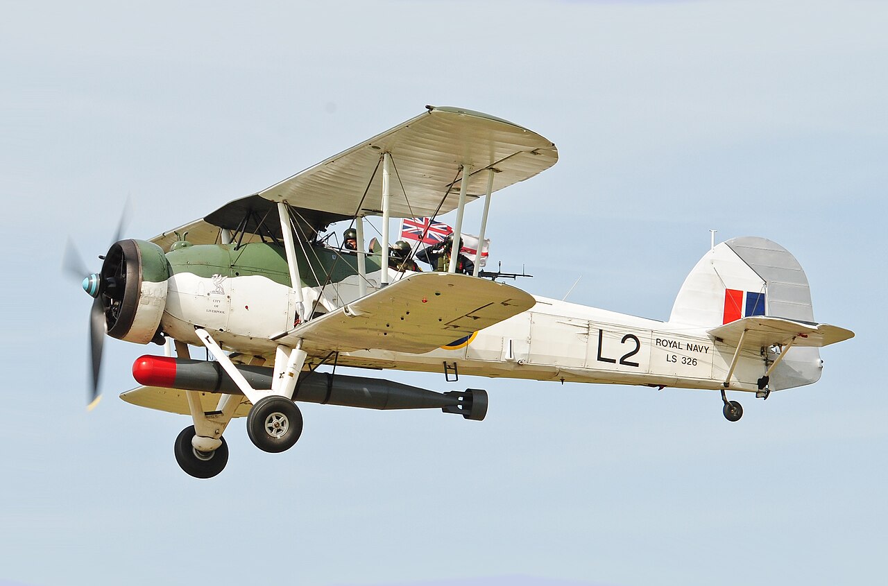 RNHF Swordfish 'LS326' taken at Shoreham Airshow 2013