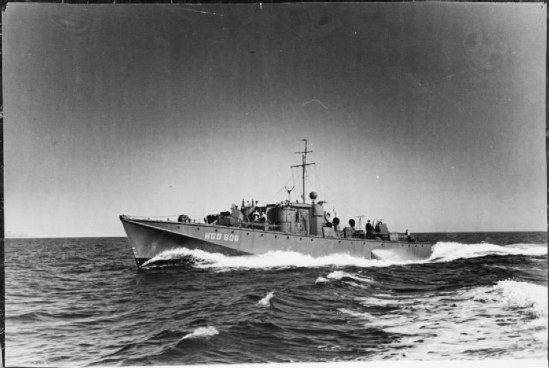 Mgb 606 Underway, at speed.