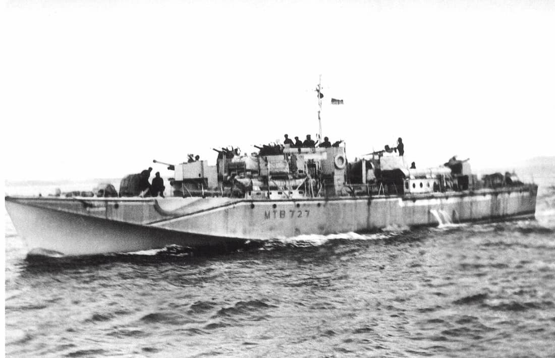 MTB 727 Fairmile D Motor Torpedo Boat