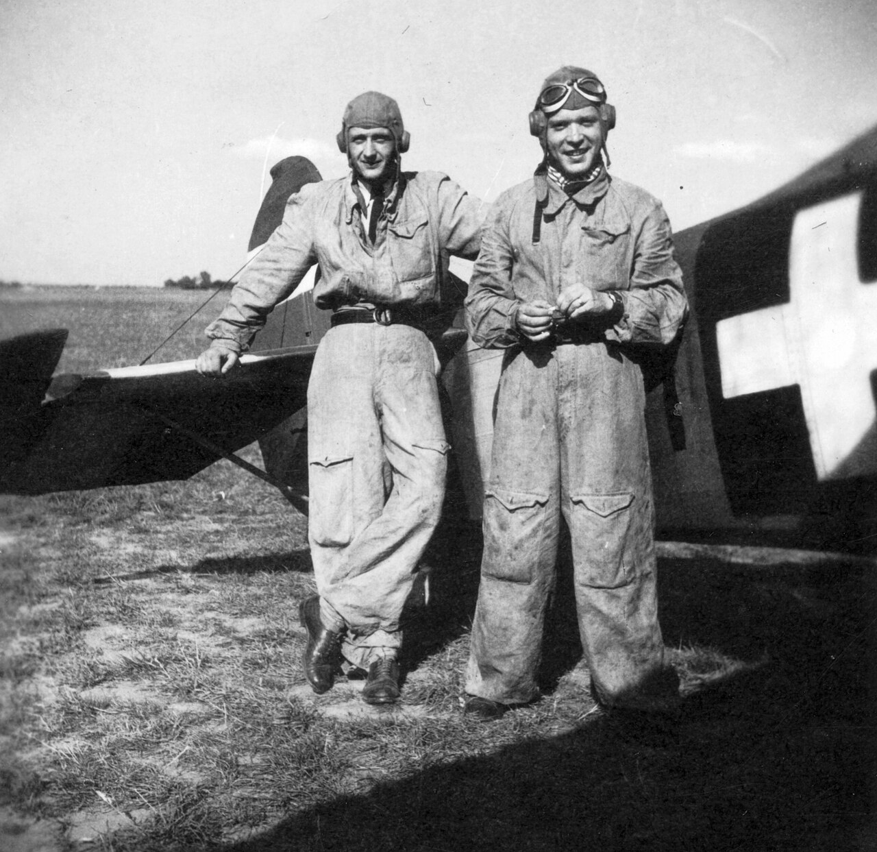 A Magyar Királyi Honvéd Légierő Fiat Cr-32 típusú vadászgépe.