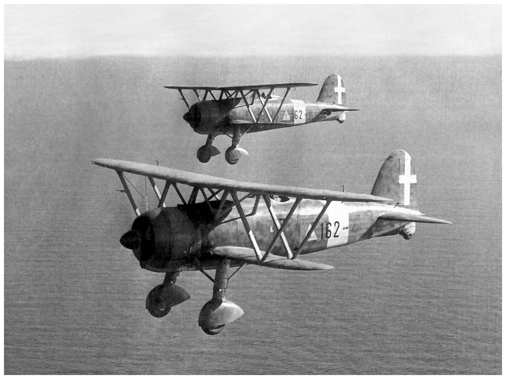 Fiat CR.42 of the 162nd Squadron 161st "Autonomous Terrestrial Fighter Group", Aegean Islands 1940