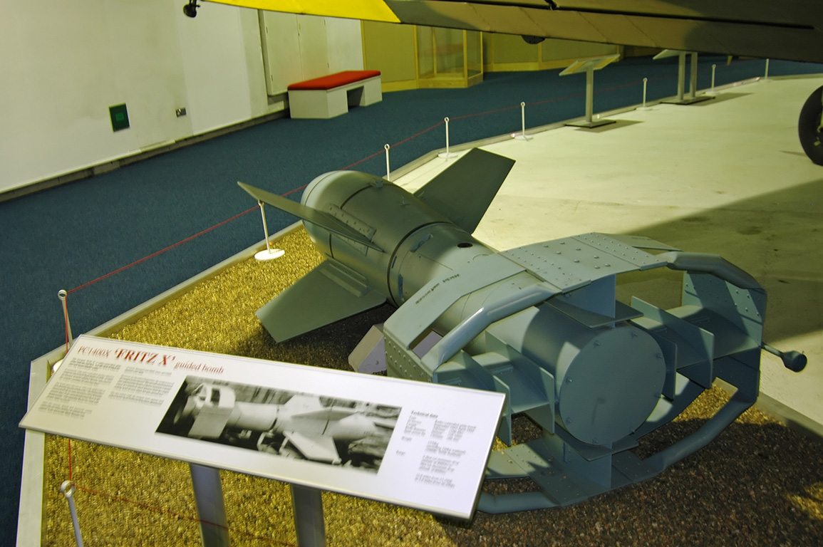 Fritz X ( Air-to-Ship Wireless Guided Gliding Bomb)