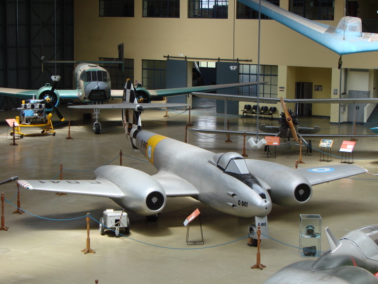 Gloster F Mk4 Meteor-C taken at the Museo Nacional de Aeronautica in Argentina.