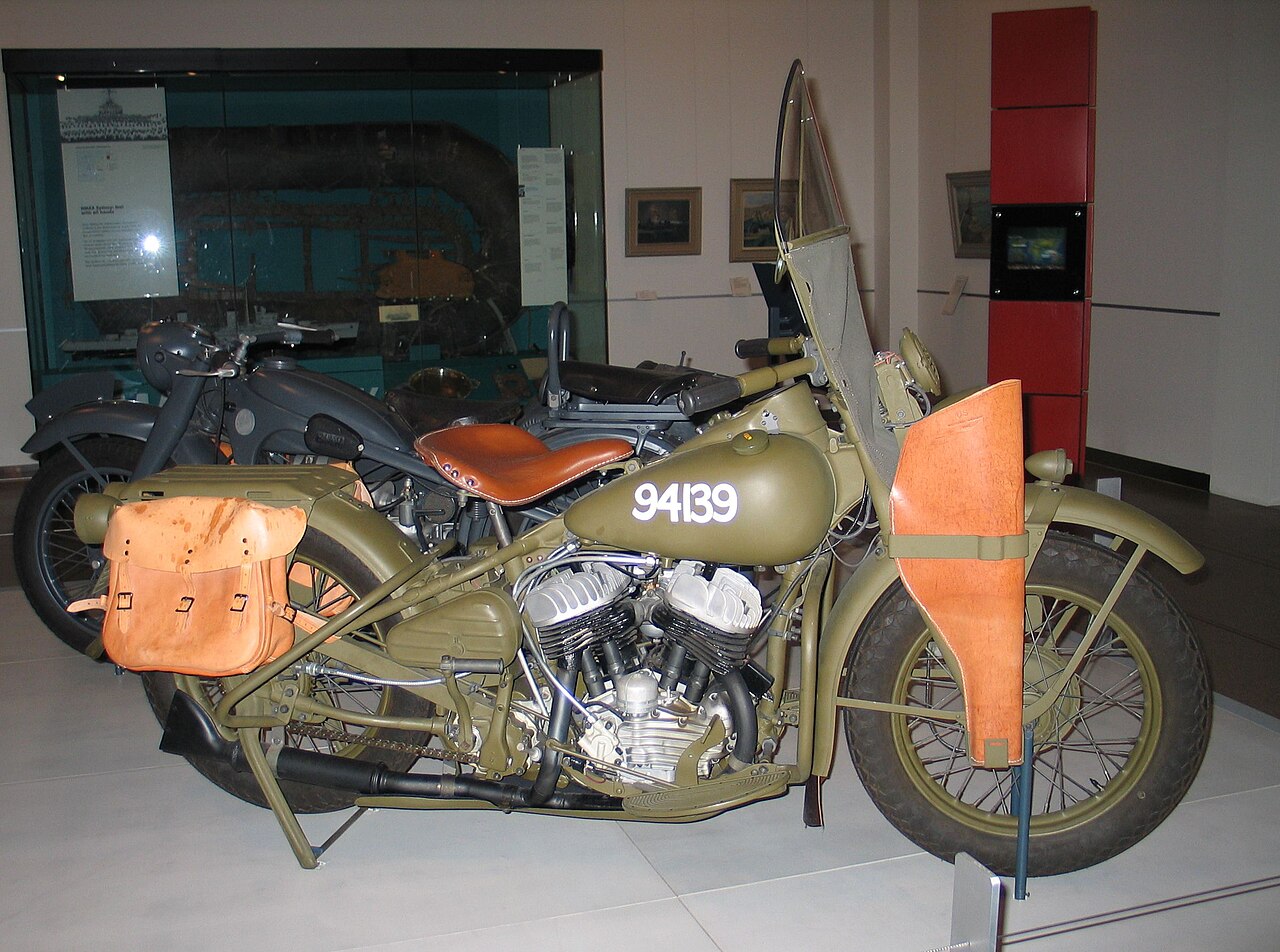 Harley-Davidson 42WLA, in Australian War Memorial, Canberra, Australia.