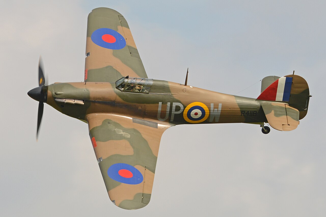 c/n G5-92301. This is the only airworthy Hurricane with a genuine Battle of Britain history. Since 2015 she has lodged with the Shuttleworth Collection and is seen displaying at the 2017 Season Premier Airshow at Old War
