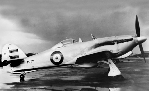 Two-seat Hawker Hurricane Trainer no 2-31.