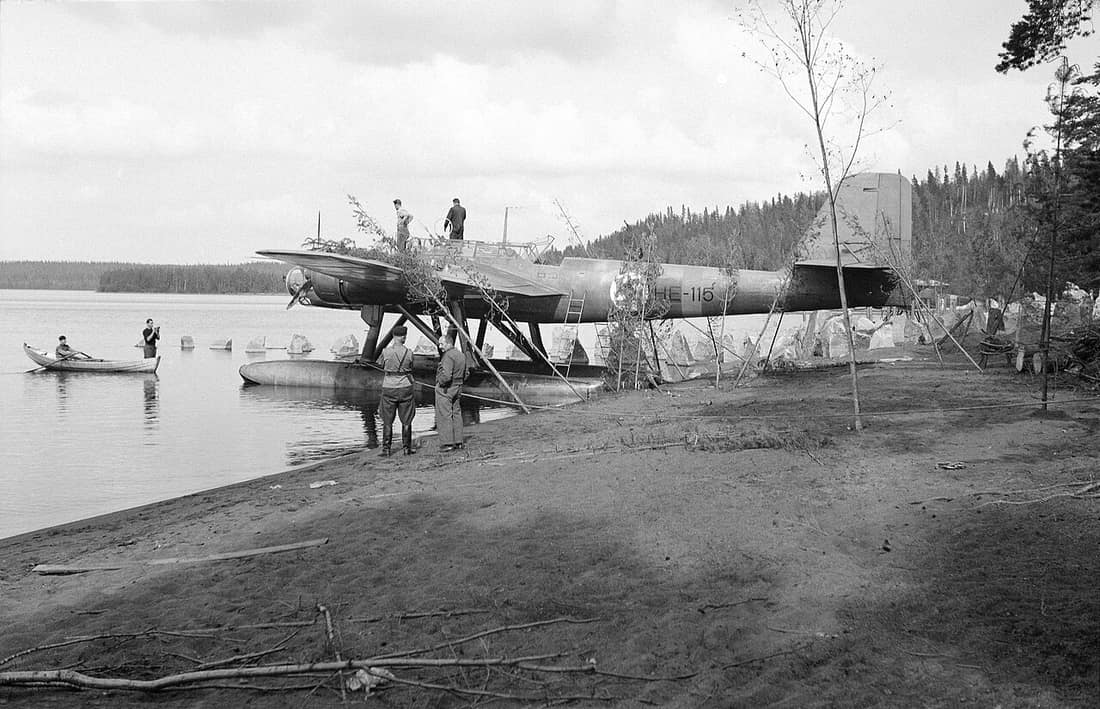Heinkel He 115A of LeLv 15. Höytiäinen, Hirviranta (Finland)