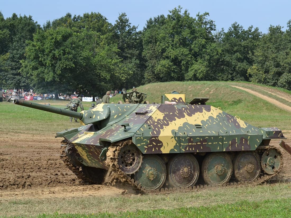 Lešany - vojenské muzeum, Tankový den 2024, ukázky, Hetzer