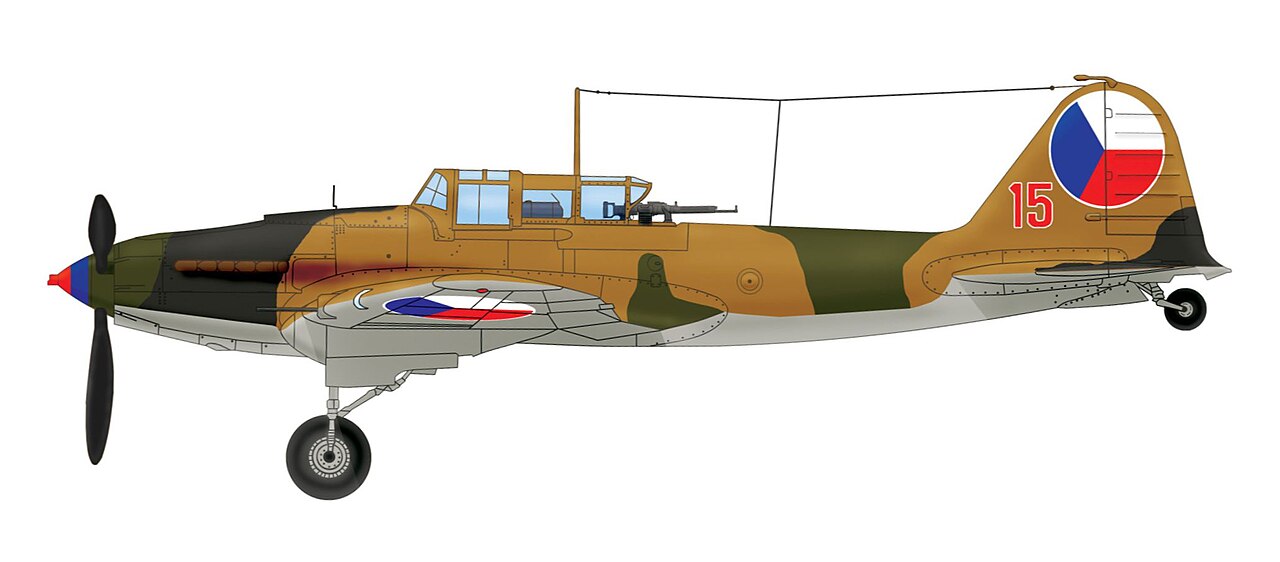 Ilyushin Il-2 of the 30th air regiment, 4th air division Czechoslovak Air Force, 1946