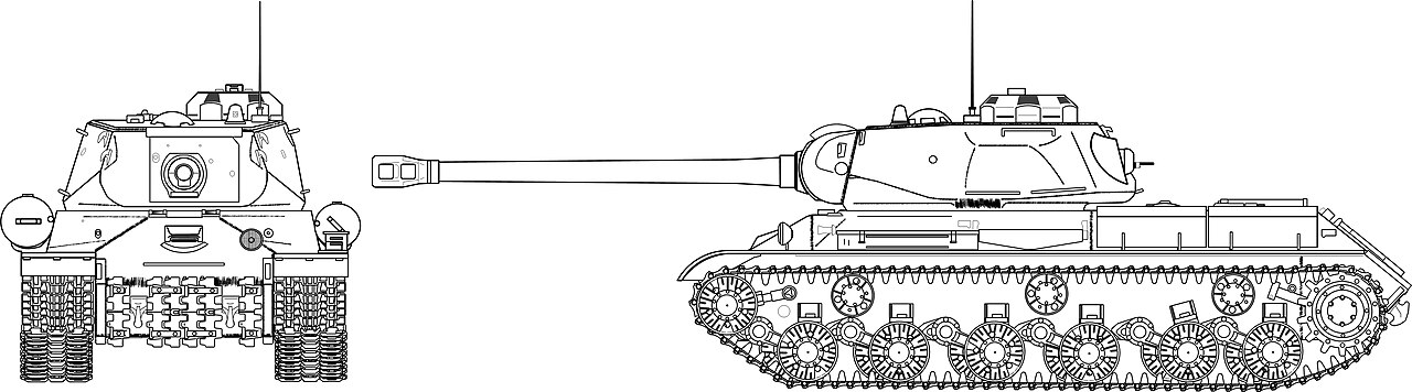 Scheme Soviet heavy tank IS-2 model 1944 Scheme taken on February 3, 2008. Source: Author's work by BVV
