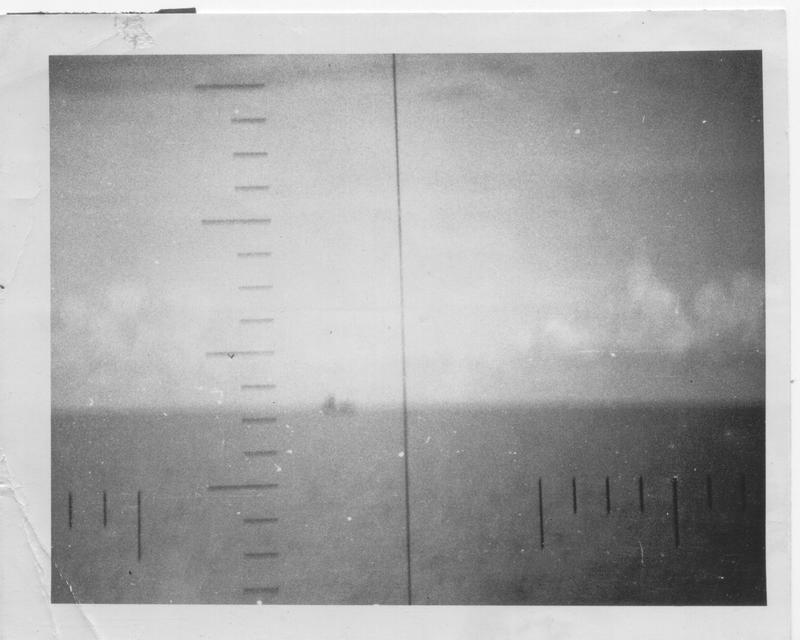 The Japanese aircraft carrier Taiho sinking after being torpedoed by the submarine USS Albacore (SS-218)