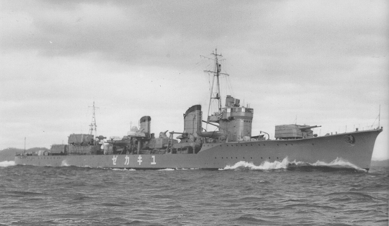 Imperial Japanese Navy destroyer Yukikaze.