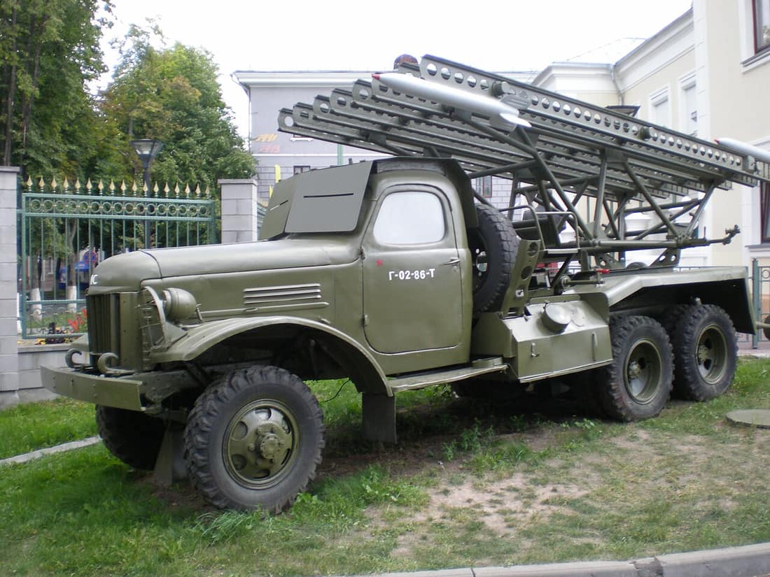 BM-13-16 on a ZiS-151 chassis in a military museum in Belarus.