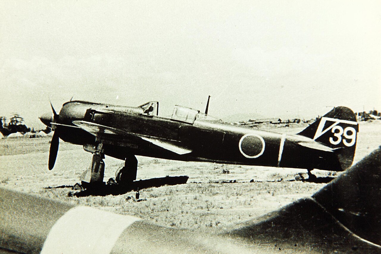 Catalog #: 01_00081962 Title: Kawasaki, Ki-100, Corporation Name: Kawasaki Official Nickname: Additional Information: Japan Designation: Ki-100 Tags: Kawasaki, Ki-100, Repository: San Diego Air and Space Museum Archive