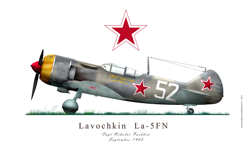 Lavochkine La-5Fn avion russe seconde guerre mondiale