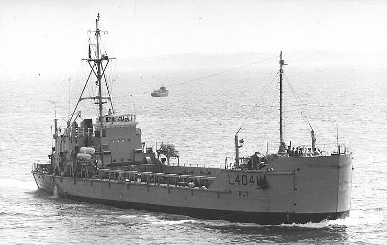 An old photo of HMAV Abbeville