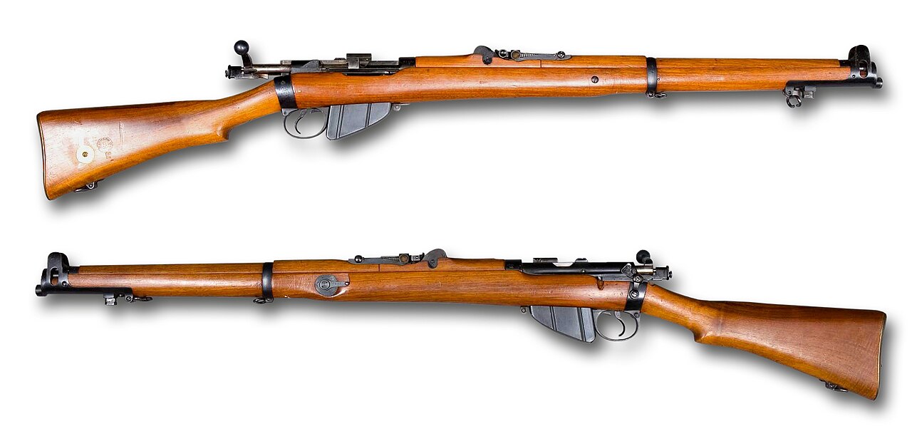 Short Magazine Lee Enfield Mk I (1903), UK. Caliber .303 British. From the collections of Armémuseum (Swedish Army Museum), Stockholm.