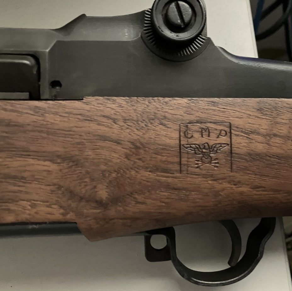 Civilian Marksmanship Program Cartouche, M1 Garand