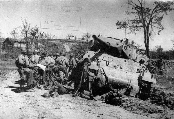 Brazilian Troops - Infantry &amp; M10 Crew, Italy April 1945