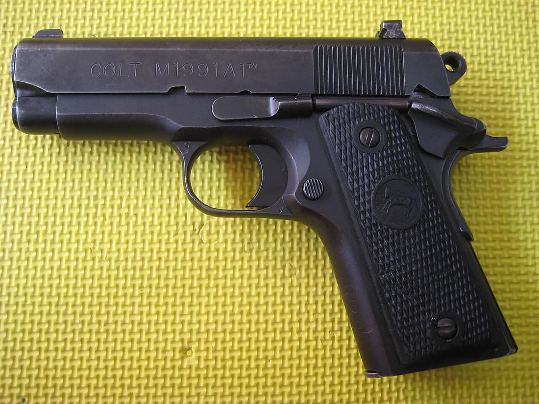 Colt semiautomatic 1991A1 compact pistol.