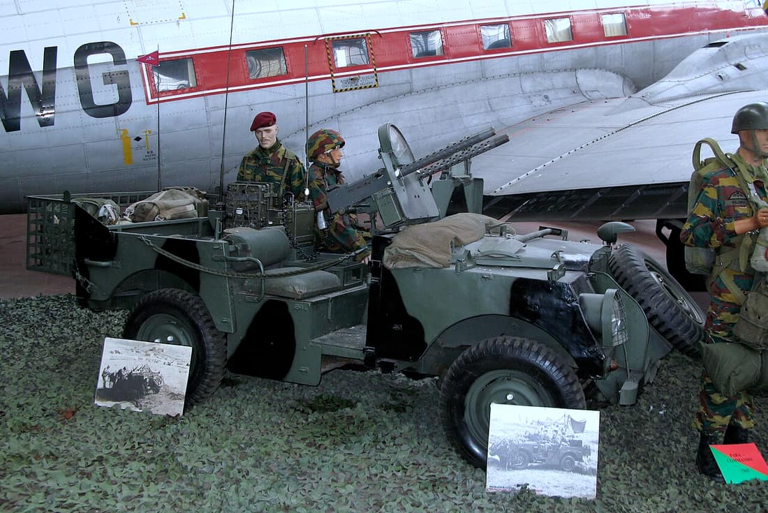 Belgian paratrooper vehicle
