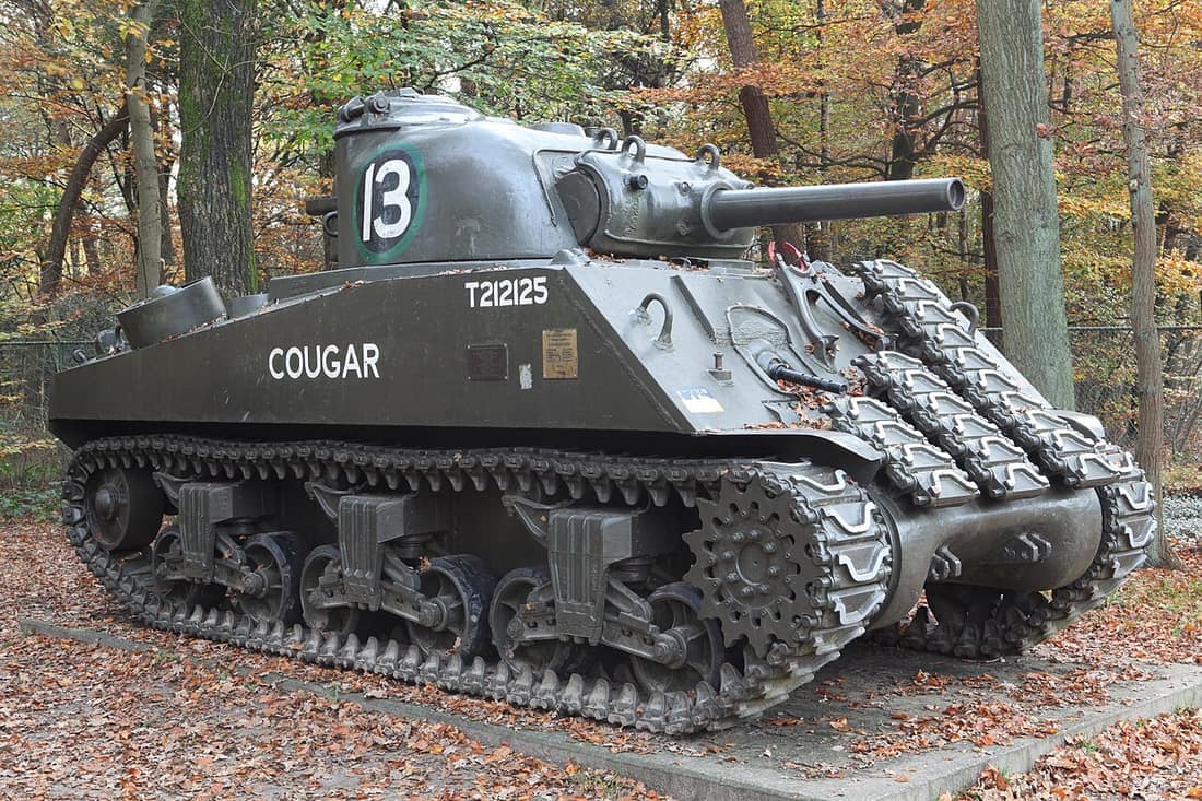 M4 Sherman tank Cougar, Arnhemseweg 120 6711GP Ede NL