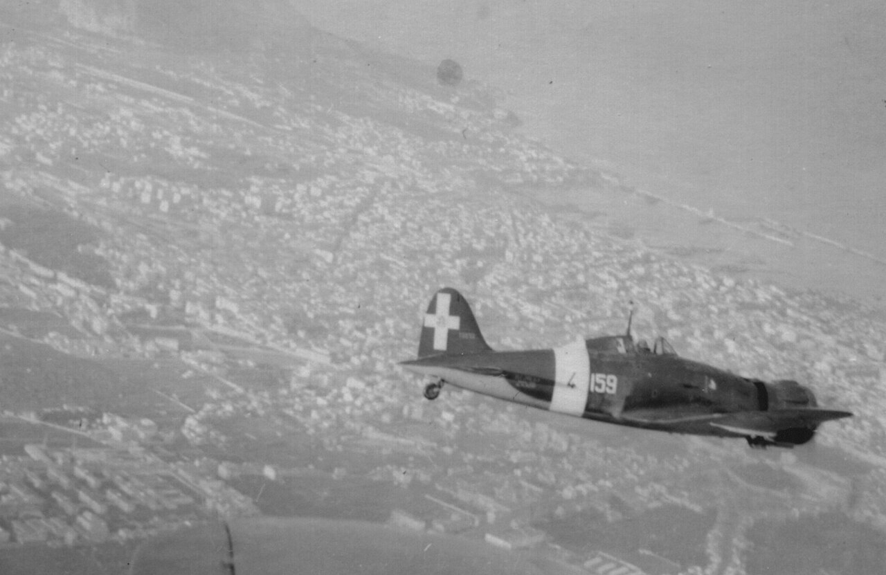 A WWII Italian fighter Macchi MC.200 Saetta. From the private archive of Riggio family.