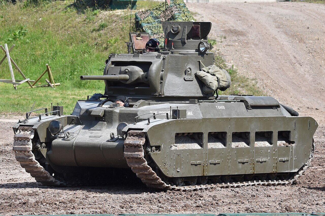 WW2 era Infantry Tank Serial No:- D3993/88 Built:- May 1941 Manufacturer:- North British Locomotive Company Official designation:- A12 / Infantry Tank Mark II Total Production:- 2987 Main armament:- 2-Pdr QF The Matilda 
