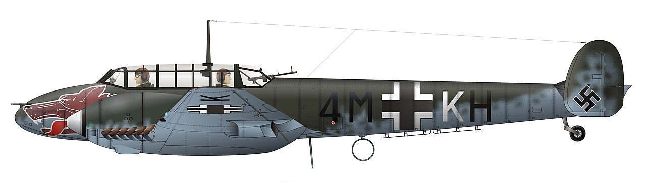 Bf 110 E-1, Zerstörer-Ergänzungsgruppe, Deblin-Irena (Poland 1942)