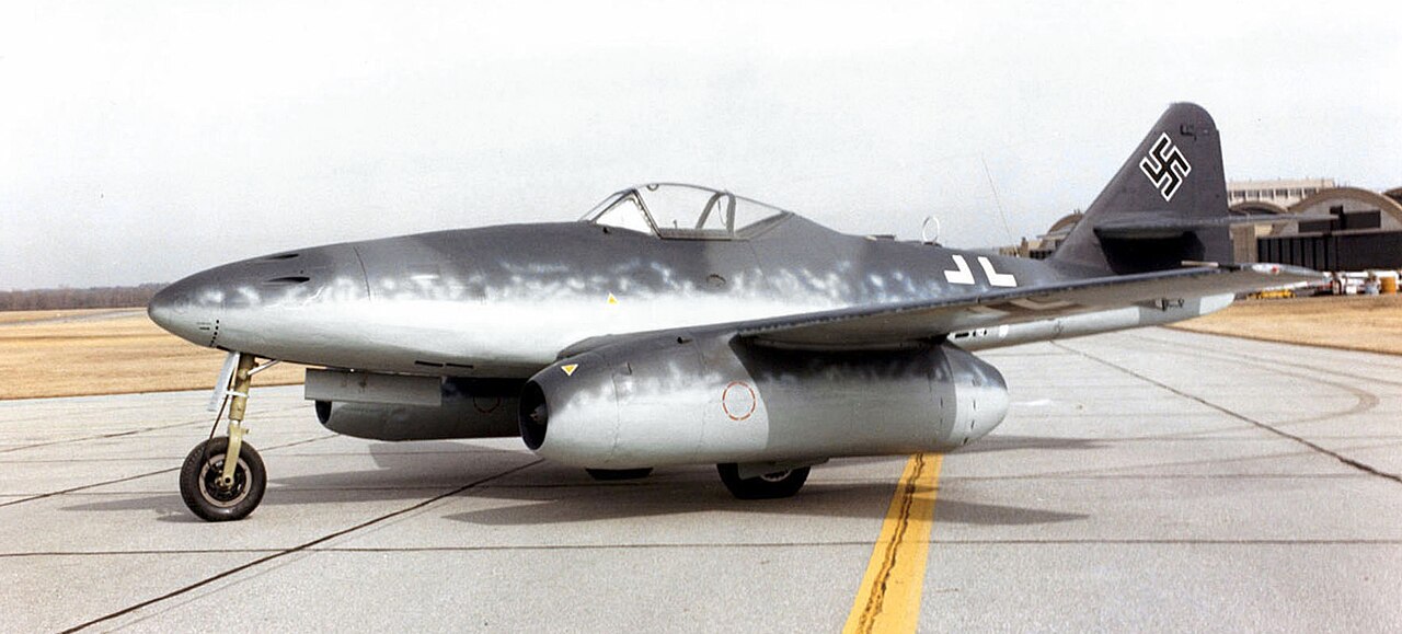 DAYTON, Ohio -- Messerschmitt Me 262A at the National Museum of the United States Air Force. (U.S. Air Force photo)