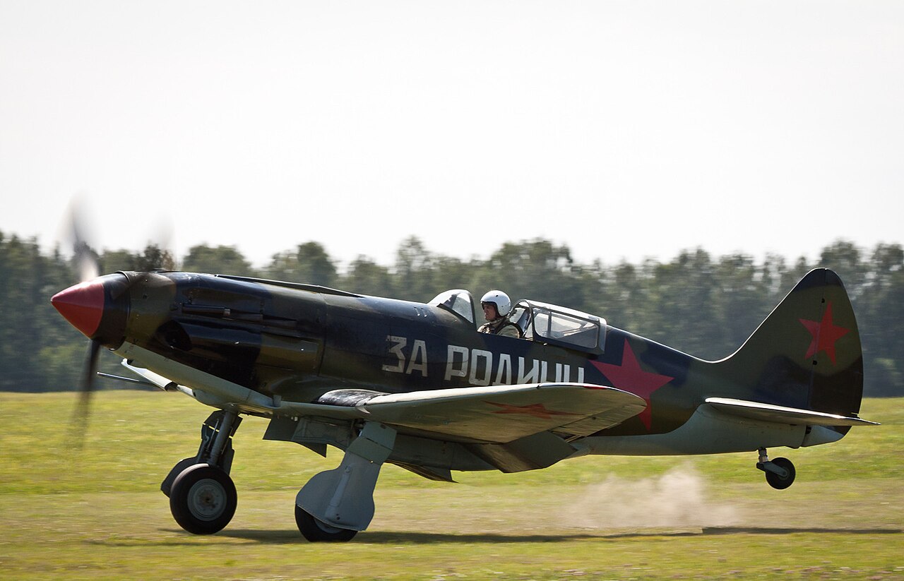 A restored MiG-3 at an airshow - Mochishche Airfield, Novosibirsk Oblast.
