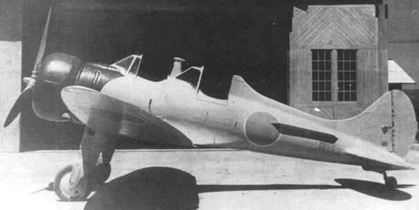 Mitsubishi A5M4-K, a two-seat training version of the Mitsubishi A5M4, aka Mitsubishi Navy Type 96 Carrier-based Fighter, Mitsubishi Navy Experimental 9-Shi Carrier Fighter and company designation Mitsubishi Ka-14, 103 c