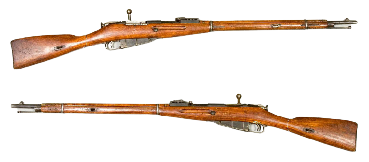 Mosin-Nagant Dragoon Rifle Model 1891. Caliber 7.62x54mmR. From the collections of Armémuseum (Swedish Army Museum), Stockholm, Sweden.