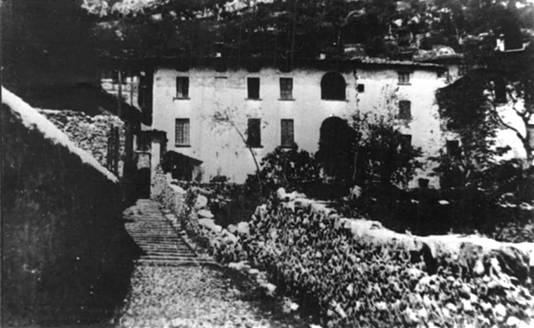 The de Maria farmhouse, where Benito Mussolini spent his last night alive.