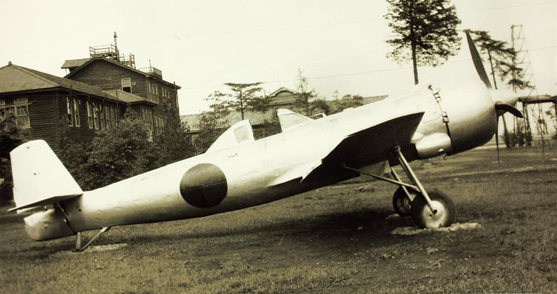 Nakajima Ki-115 "Tsurugi" kamikaze aircraft.