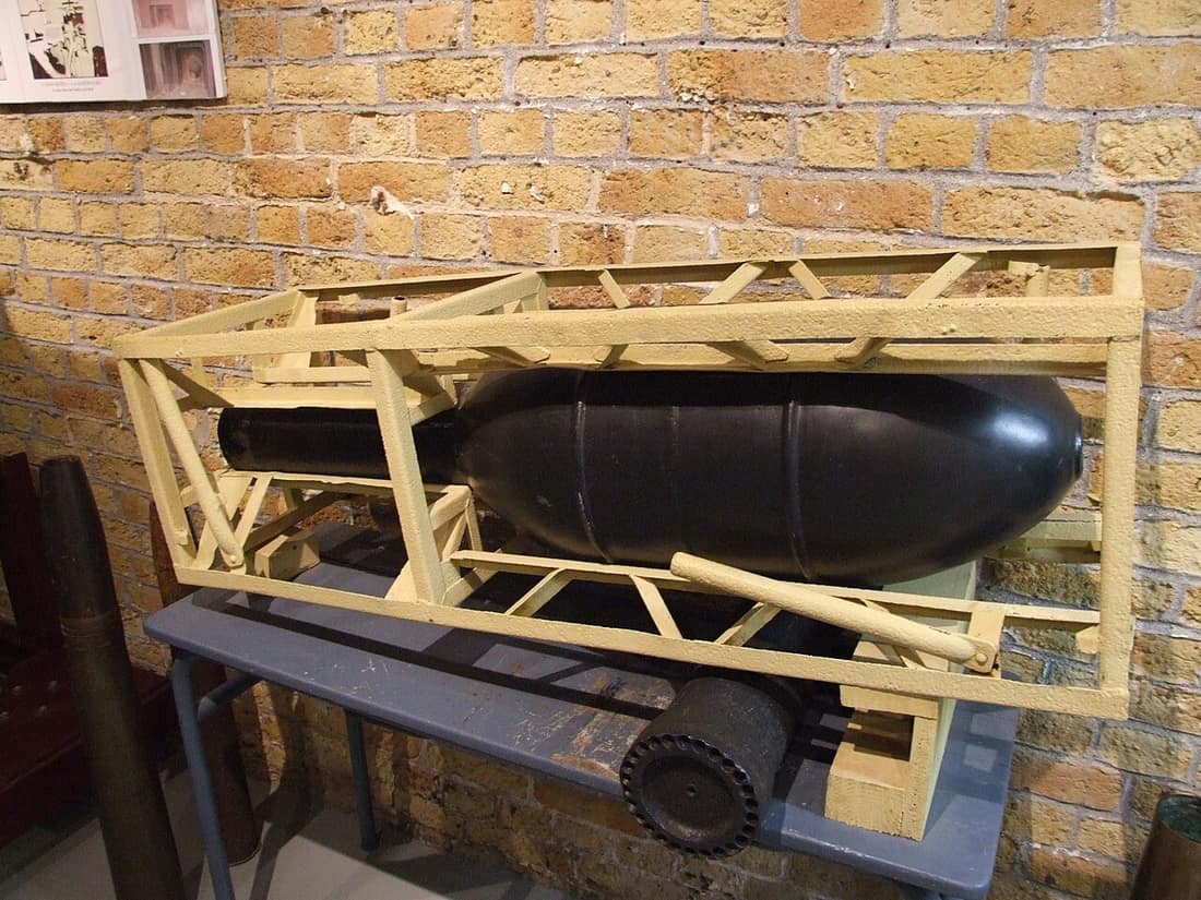 Schweres Wurfgerät 41, Mémorial du Souvenir, Dünkirchen; Wurde bei der Wiedereroberung von Dünkirchen durch deutsche Truppen und nach Eroberung einiger Werfer durch allierte Truppen eingesetzt.
